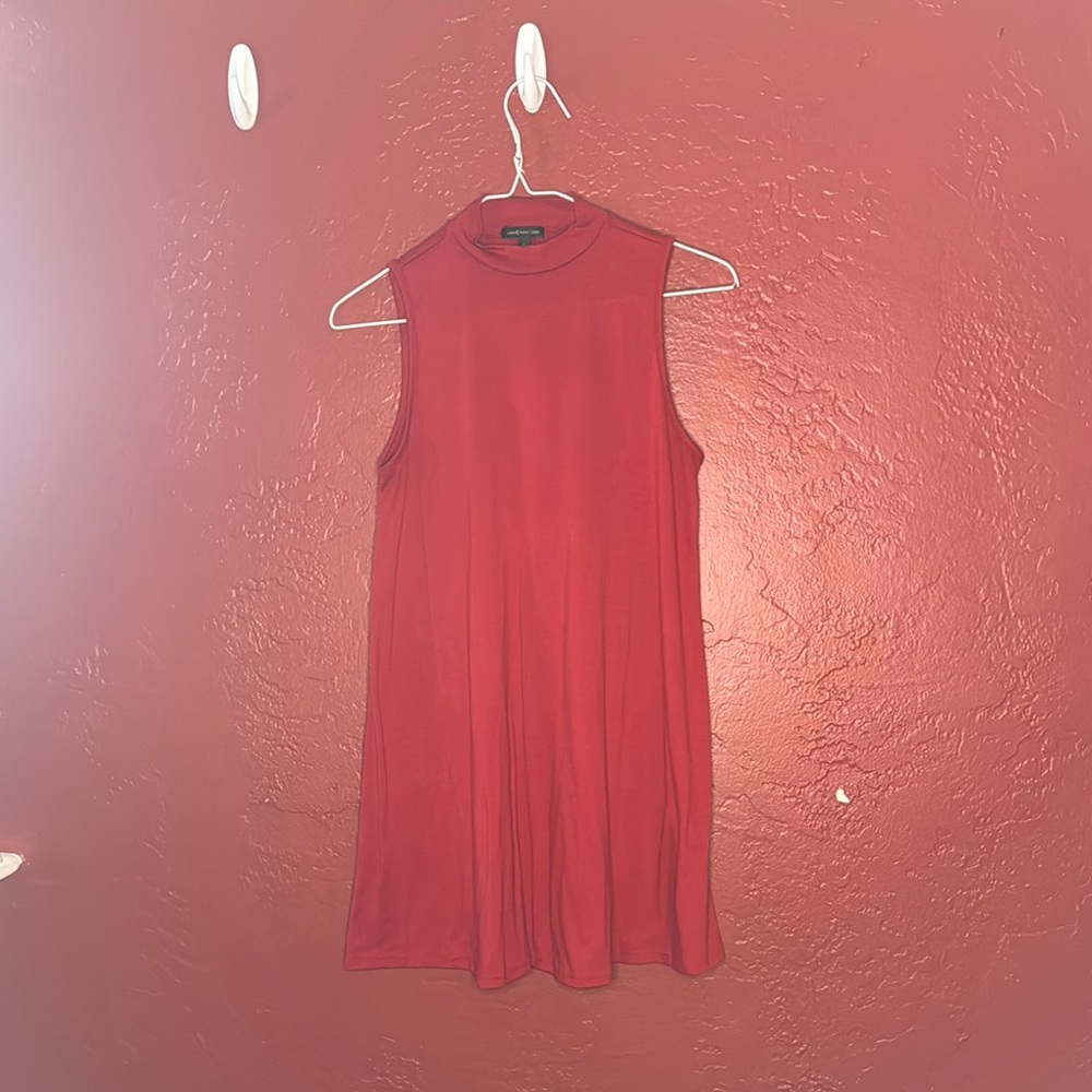 Sleeveless Red Dress